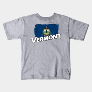 Vermont flag Kids T-Shirt